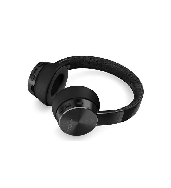 Lenovo Yoga Active Noise Cancellation Auricolare Con cavo e senza cavo A Padiglione MUSICA USB tipo-C Bluetooth Nero