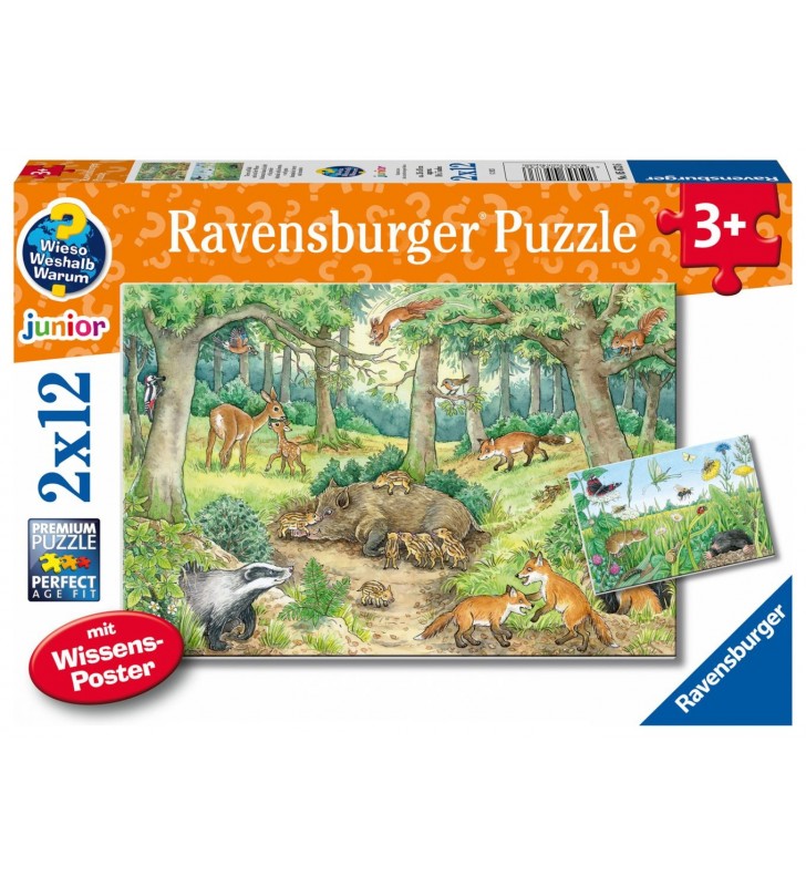 Ravensburger 05673 puzzle 12 pz Animali