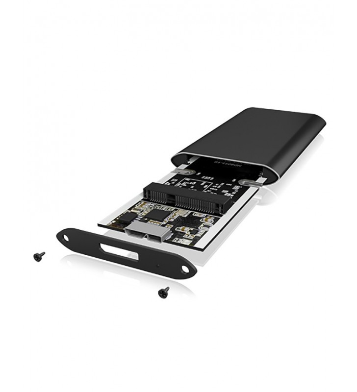 ICY BOX IB-182AMU3 Box esterno SSD Nero 2.5"