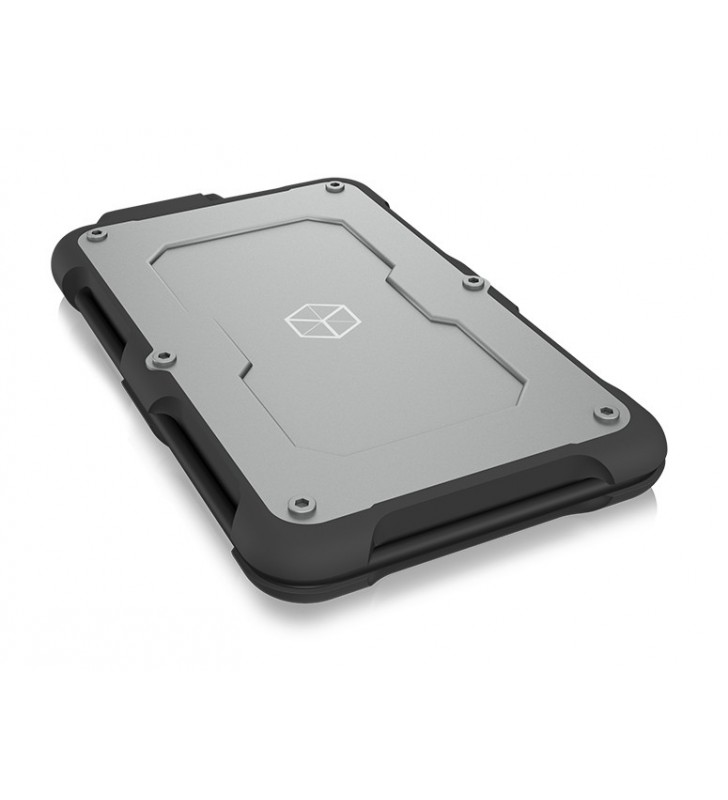 ICY BOX IB-287-C31 Box esterno HDD/SSD Nero, Argento 2.5"