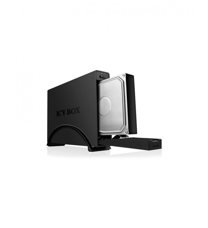 ICY BOX IB-366StU3+B Box esterno HDD/SSD Nero 3.5"