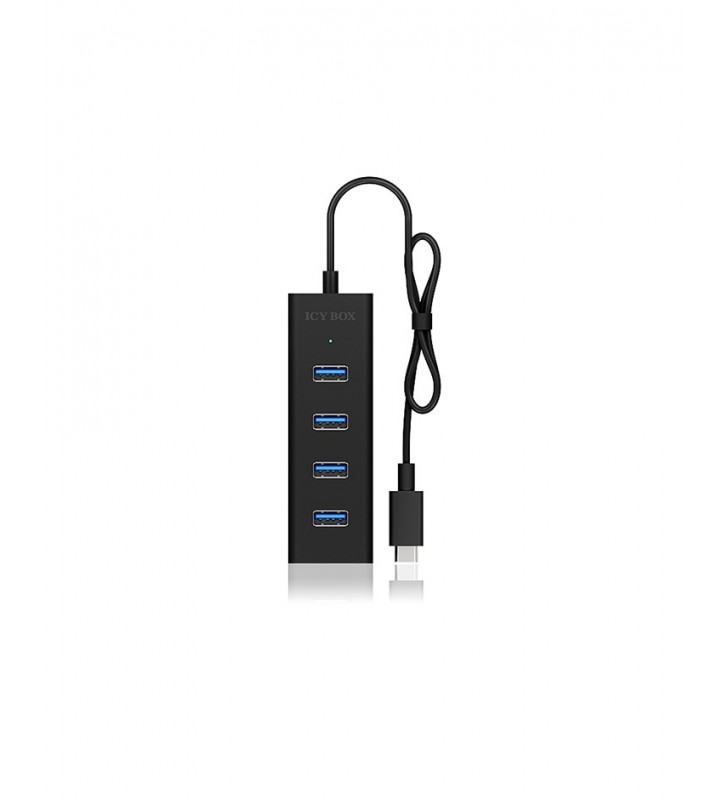 ICY BOX IB-HUB1409-C3 USB 3.2 Gen 1 (3.1 Gen 1) Type-C 5000 Mbit/s Nero