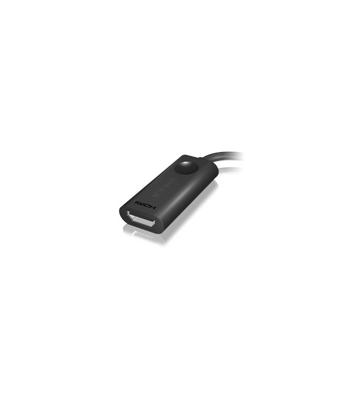ICY BOX IB-AC506 Mini DisplayPort HDMI tipo A (Standard) Nero