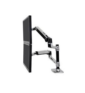 LX DUAL STACKING ARM POLISHED/24IN 18.1KG LIFT33 MIS-D