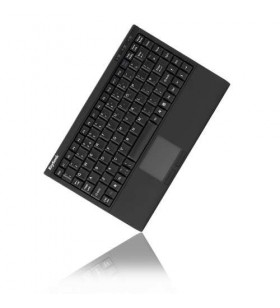 KeySonic ACK-540U+ tastiera USB QWERTZ Tedesco Nero