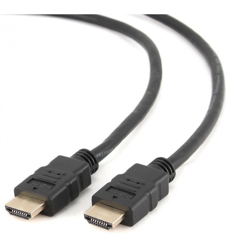 CABLU video GEMBIRD, HDMI (T) la HDMI (T), 1.8m, conectori auriti, rezolutie maxima 4K (3840 x 2160) la 60 Hz, negru, "CC-HDMI4
