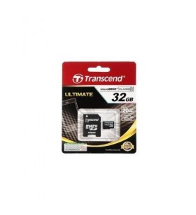 Memory Card Transcend microSDHC 32GB, class 10 + Adaptor SD