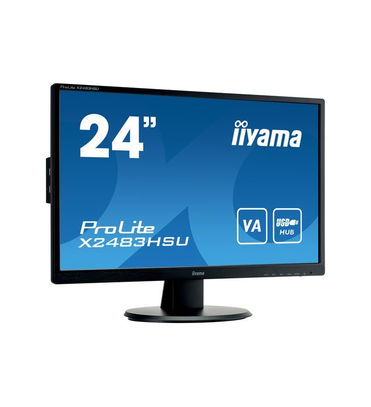 iiyama ProLite X2483HSU-B5 Monitor PC 60,5 cm (23.8") 1920 x 1080 Pixel Full HD LED Nero