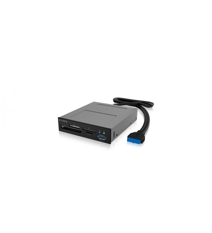 ICY BOX IB-872-i3 lettore di schede USB Interno Nero