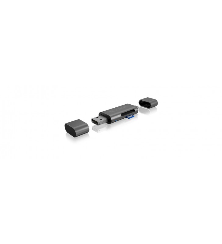 ICY BOX IB-CR201-C3 lettore di schede USB 3.2 Gen 1 (3.1 Gen 1) Type-C Antracite