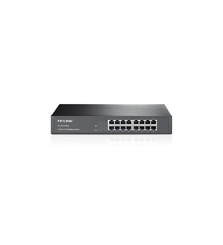 TP-LINK TL-SF1016DS Fast Ethernet (10/100) Negru