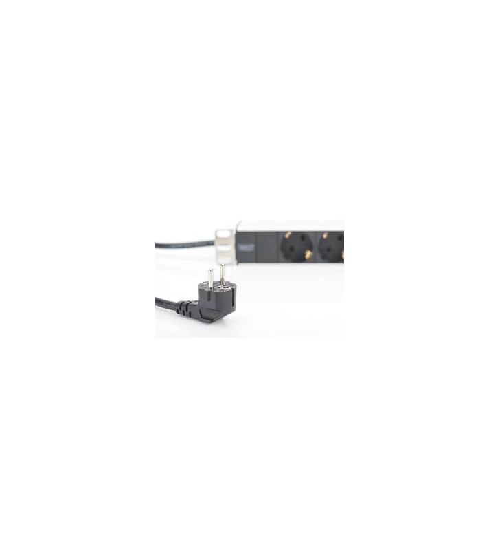 DIGITUS DN-95401 PDU outlet strip 19 RACK 8xSchuko, 2m 1xSchuko, 16A, aluminium
