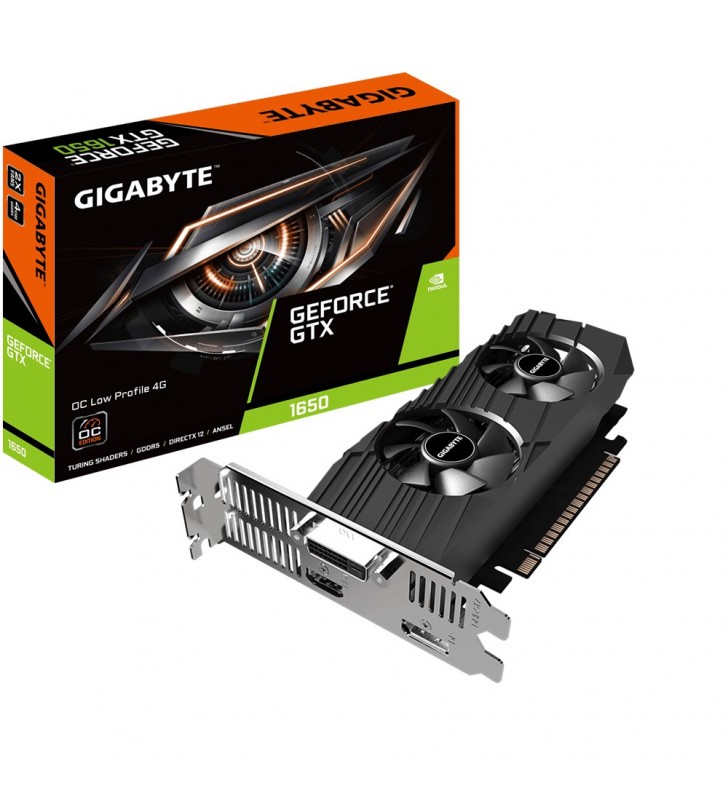 Gigabyte GeForce GTX 1650 OC Low Profile 4G NVIDIA 4 Giga Bites GDDR5