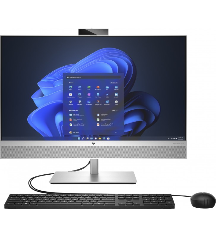HP EliteOne 870 G9 Intel® Core™ i7 68,6 cm (27") 2560 x 1440 Pixel Touch screen 16 GB DDR5-SDRAM 512 GB SSD PC All-in-one
