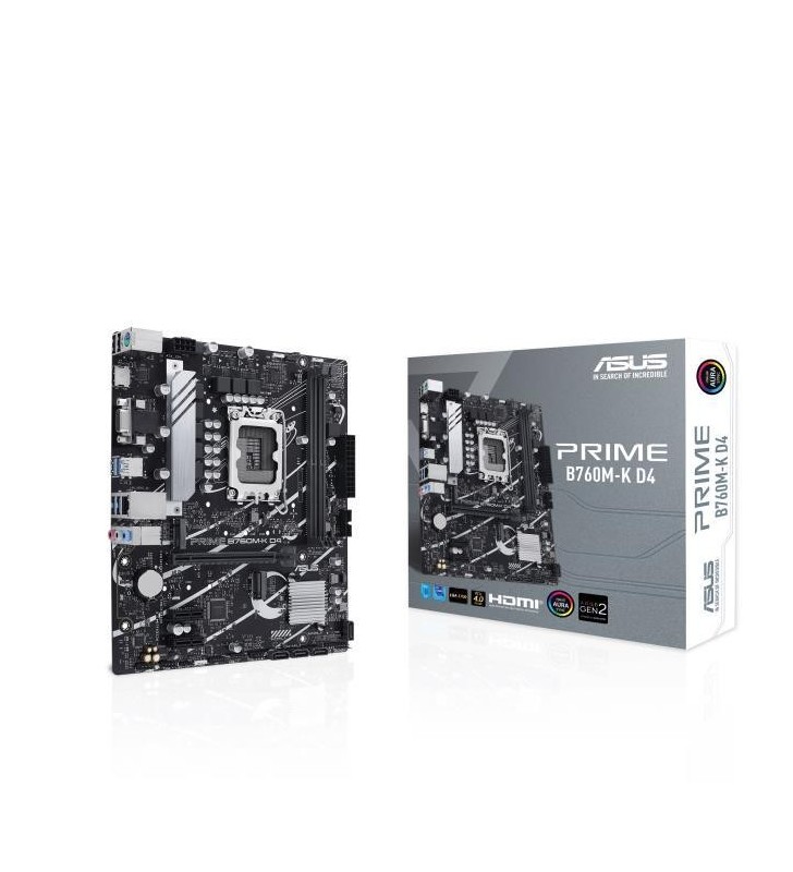 ASUS PRIME B760M-K D4 Intel B760 LGA 1700 micro ATX