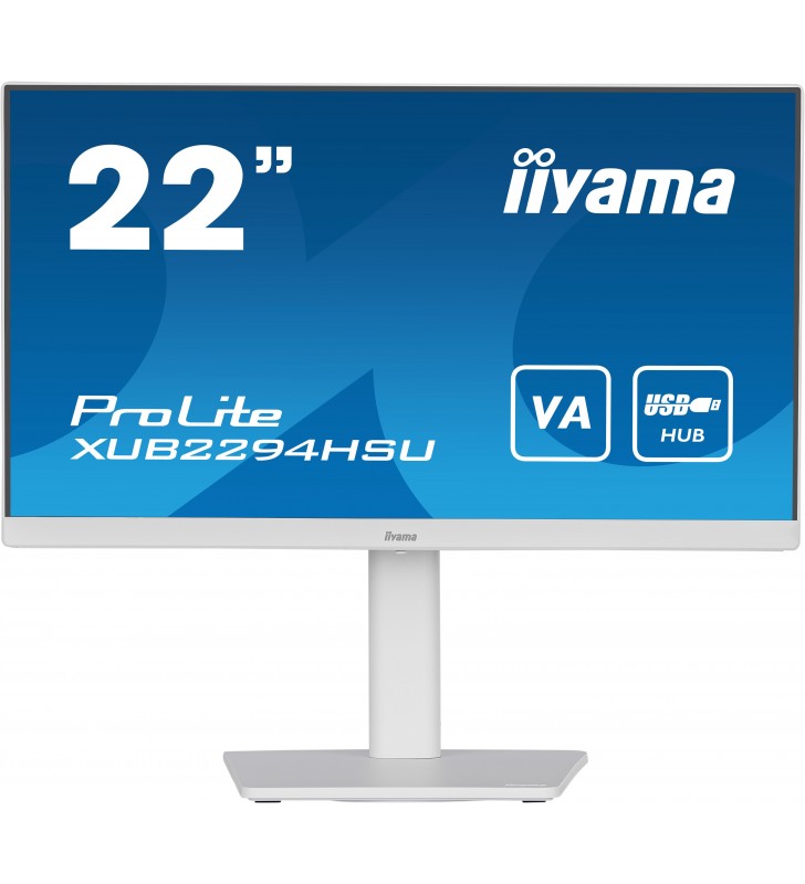 iiyama ProLite 54,6 cm (21.5") 1920 x 1080 Pixel Full HD Bianco