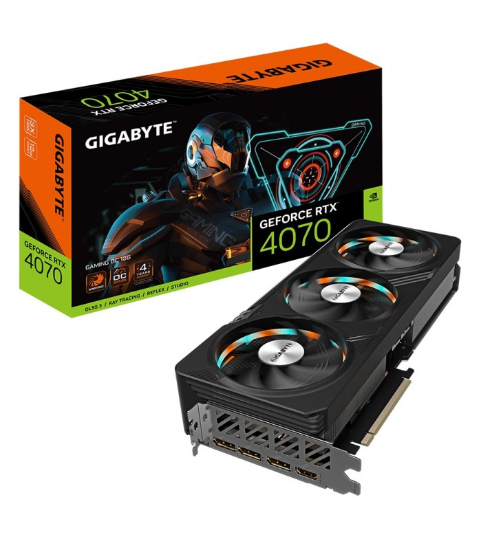 Gigabyte GV-N4070GAMING OC-12GD scheda video Matrox GeForce RTX 4070 Ti 12 GB GDDR6X