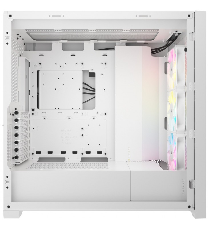 iCUE 5000D RGB AIRFLOW True White, Tower-Gehäuse