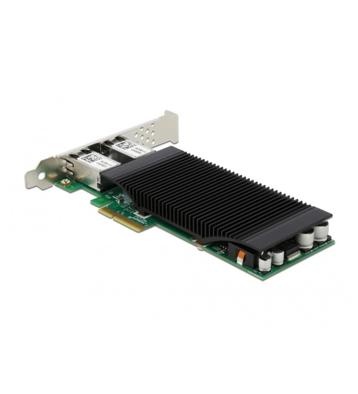 PCI Express x4 Karte 2 x RJ45 Gigabit LAN PoE+ i350, LAN-Adapter