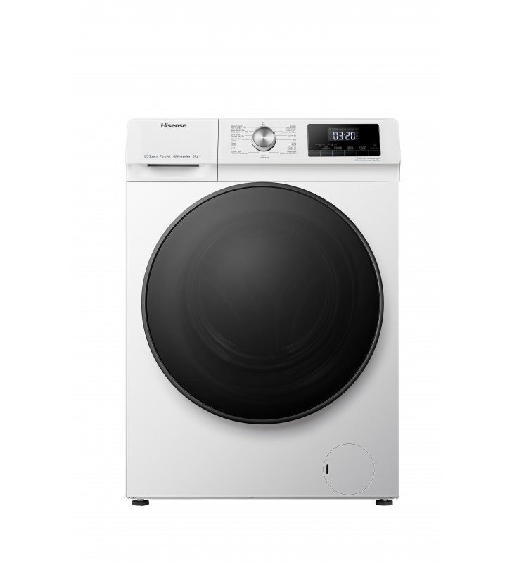 Hisense WFQA8014EVJM lavatrice Caricamento frontale 8 kg 1400 Giri/min A Bianco