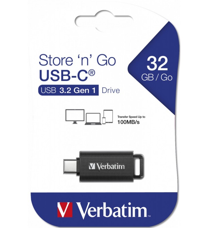 Verbatim Store 'n' Go unità flash USB 32 GB USB tipo-C 3.2 Gen 1 (3.1 Gen 1) Nero