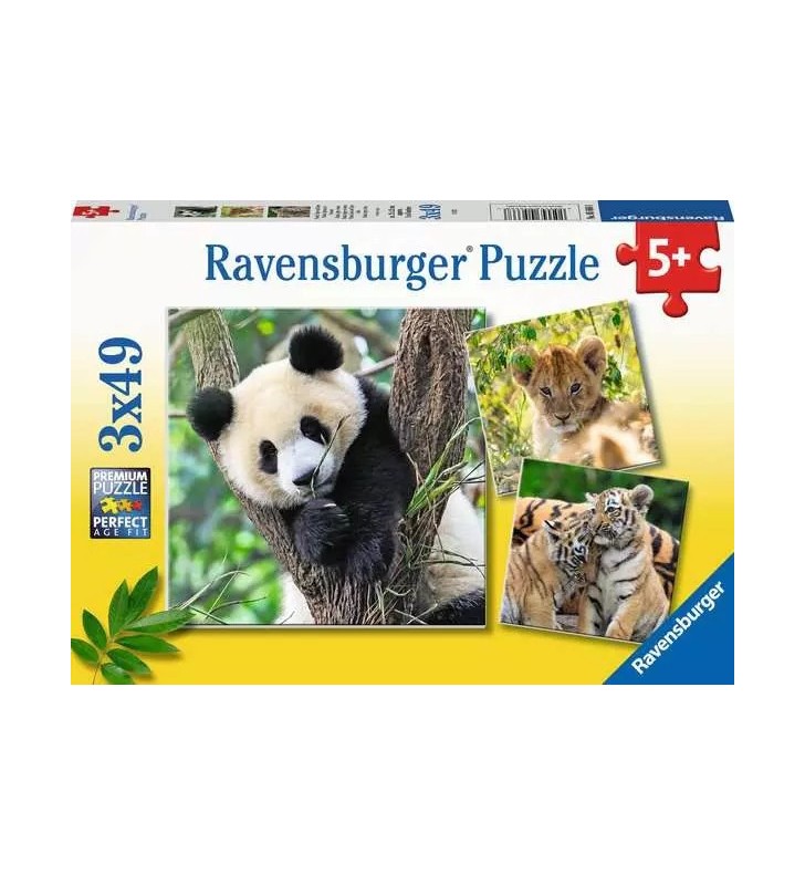 Ravensburger 05666 puzzle Puzzle di contorno 49 pz Animali