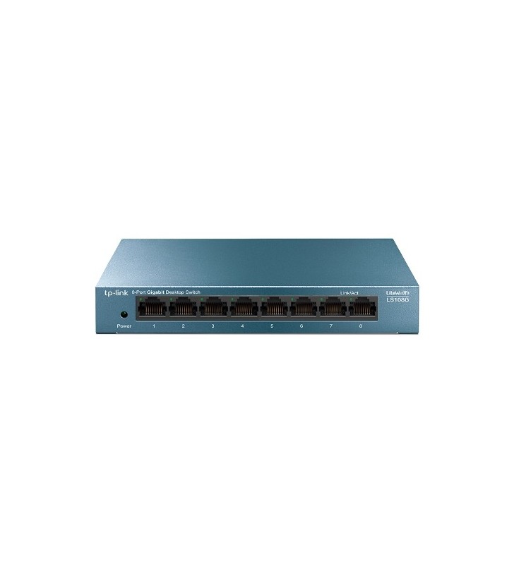 TP-LINK LS108G switch-uri Fara management Gigabit Ethernet (10/100/1000) Albastru