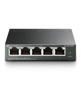 TP-LINK TL-SG1005P switch-uri Fara management Gigabit Ethernet (10/100/1000) Negru Power over Ethernet (PoE) Suport