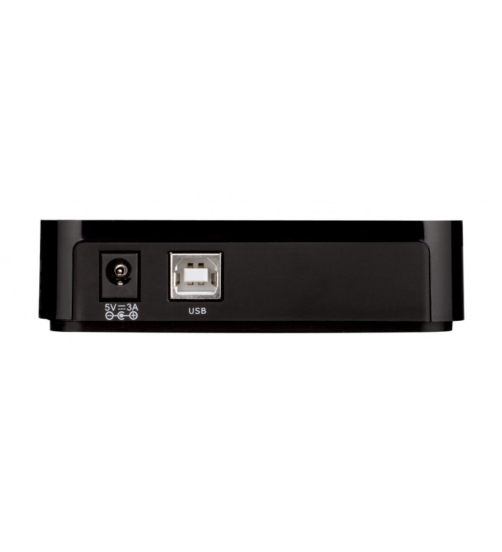D-Link DUB-H7 USB 2.0 Type-B 480 Mbit/s Negru