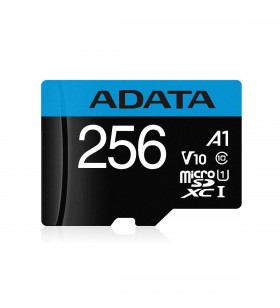 MicroSD ADATA SDXC. 256GB (Clasa 10) + adaptor SD, "AUSDX256GUICL10A1-RA1"