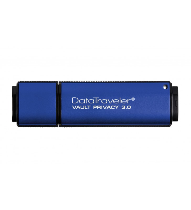 Kingston Technology DataTraveler Vault Privacy 3.0 8GB memorii flash USB 8 Giga Bites USB Tip-A 3.2 Gen 1 (3.1 Gen 1) Albastru