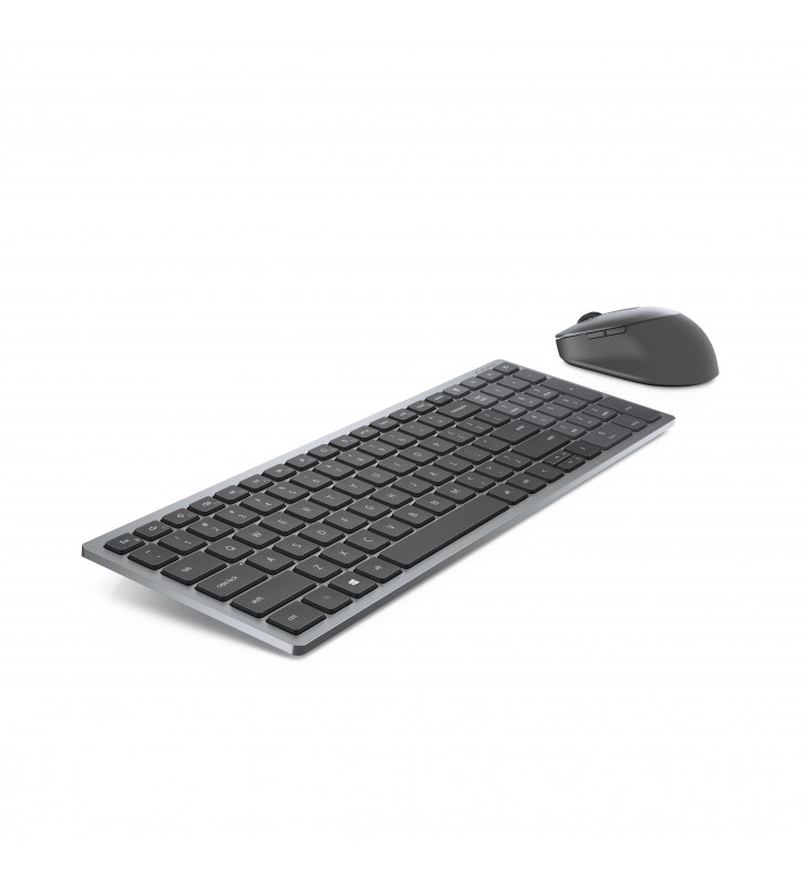 DELL KM7120W tastaturi RF Wireless + Bluetooth QWERTY US International Gri, Titan