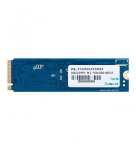 SSD Apacer AS2280P4 480GB, PCI Express 3.0 x4, M.2