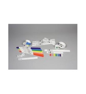 Wristband, Polypropylene, 1x7in (25.4x177.8mm) Direct Thermal, Z-Band Direct, Adhesive closure, HC100 Cartridge, 300/roll, 6/box