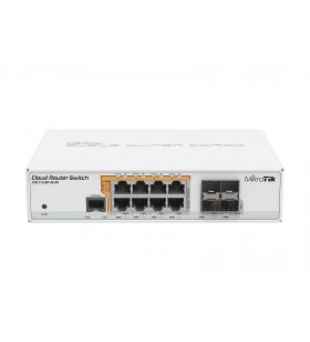 NET ROUTER/SWITCH 8PORT 1000M/4SFP CRS112-8P-4S-IN MIKROTIK