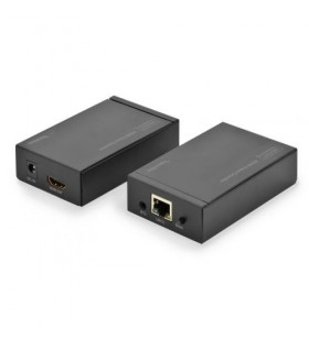 DIGITUS DS-55120 Extender HDMI up to 120m over Cat.5e UTP or IP, 1920x1080p FHD 3D, with IR (SET)