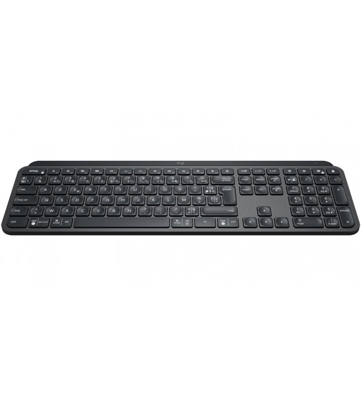 Logitech MX Keys tastaturi RF Wireless + Bluetooth AZERTY Franţuzesc Negru