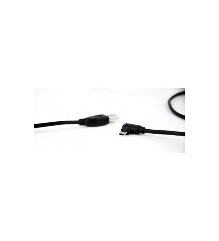 GEMBIRD CC-USB2-AMmDM90-6 Gembird Double-sided angled Micro-USB to USB 2.0 AM cable, 1.8 m, black