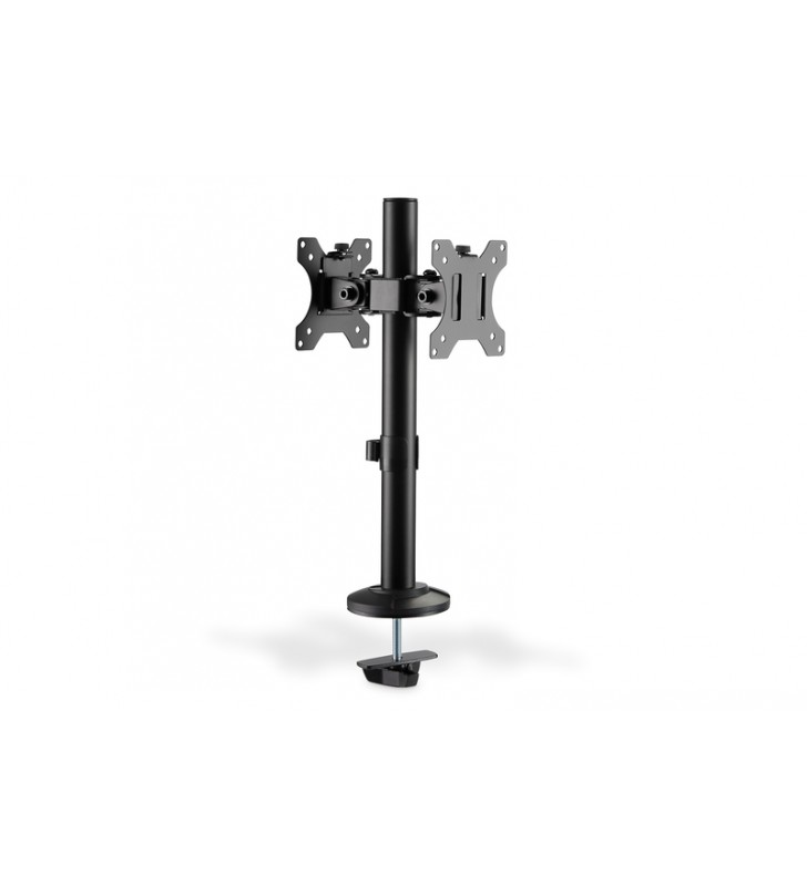 UNIVER. DUAL MONITOR POLE MOUNT/17-32IN 2X 8 KG (MAX.) BLACK