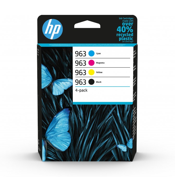 HP 963 CMYK ORIGINAL INK/CARTRIDGE 4-PACK