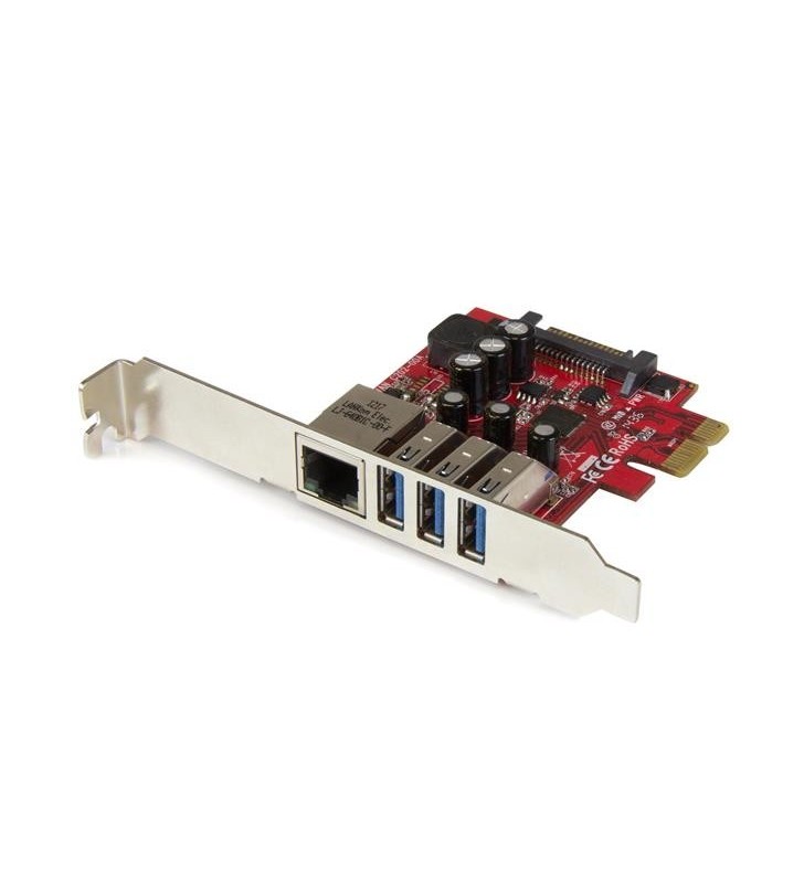 3 PORT PCIE USB 3.0 CARD + GBE/.