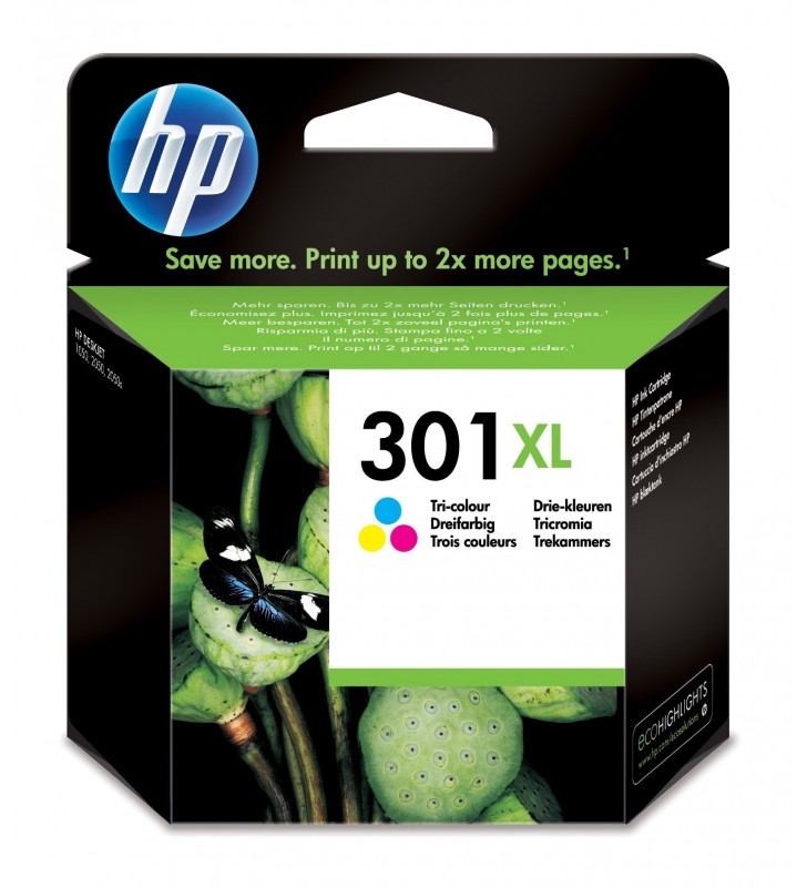 HP ink cartridge CH 564 EE Tri-colour No. 301 XL