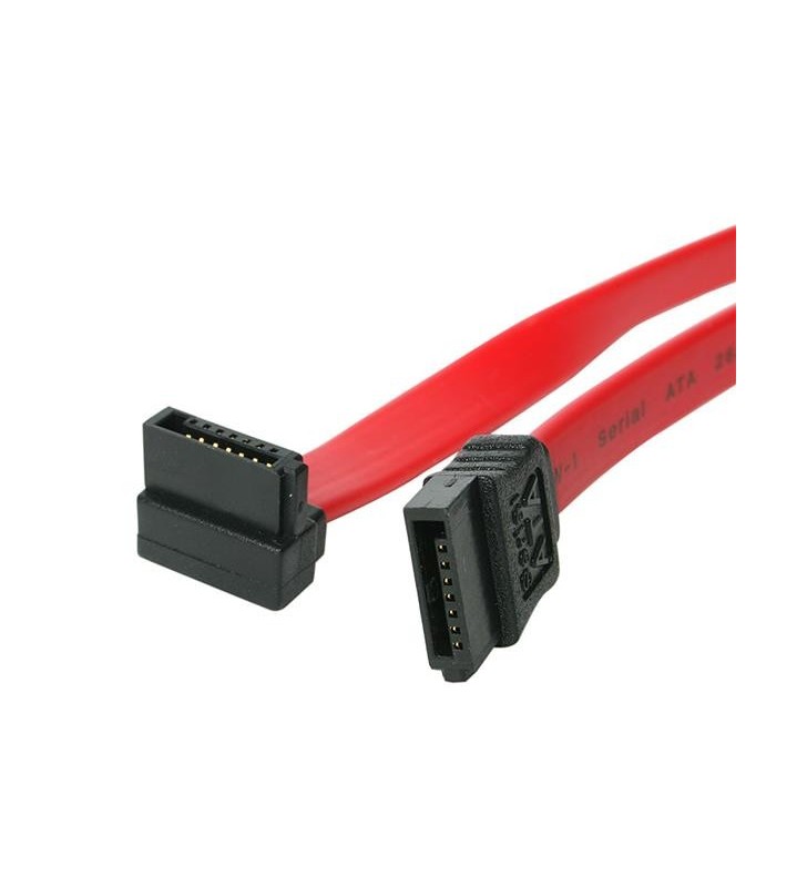 18IN RIGHT ANGLE SATA CABLE/.