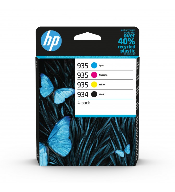 HP 934 BLACK / 935 CMY INK/CARTRIDGE 4-PACK