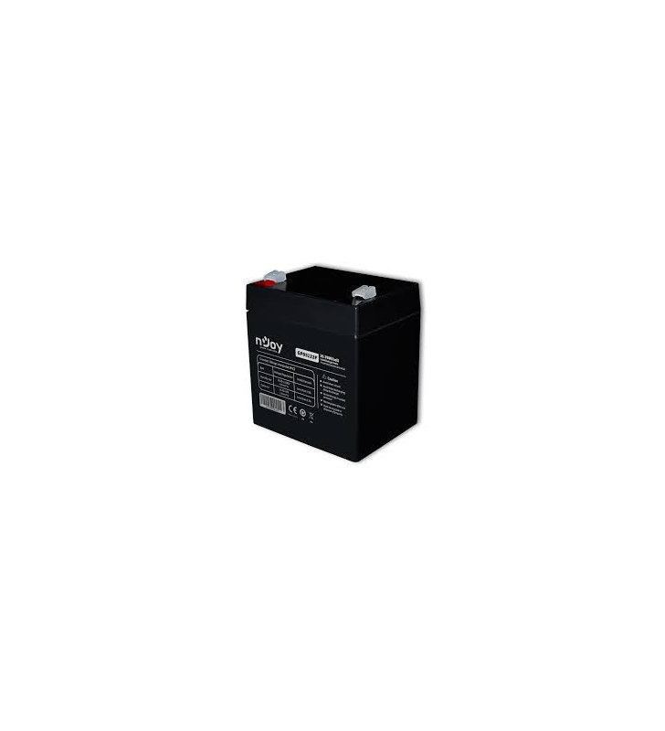 nJoy | BTVACEUOATF2FCN01B | Baterie UPS GP05122F | 12 V | 5 A | 90 x 70 x 107 mm | Borne F2