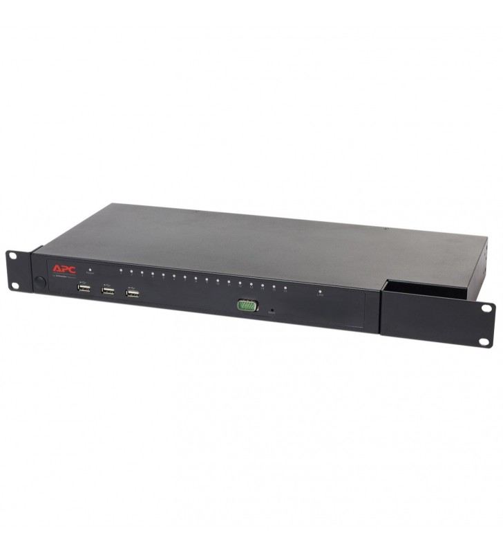 APC | KVM1116R | KVM 2G, Digital/IP, 1 Remote/1 Local User, 16 Ports with Virtual Media - FIPS 140-2