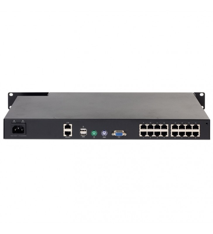 APC | KVM1116R | KVM 2G, Digital/IP, 1 Remote/1 Local User, 16 Ports with Virtual Media - FIPS 140-2