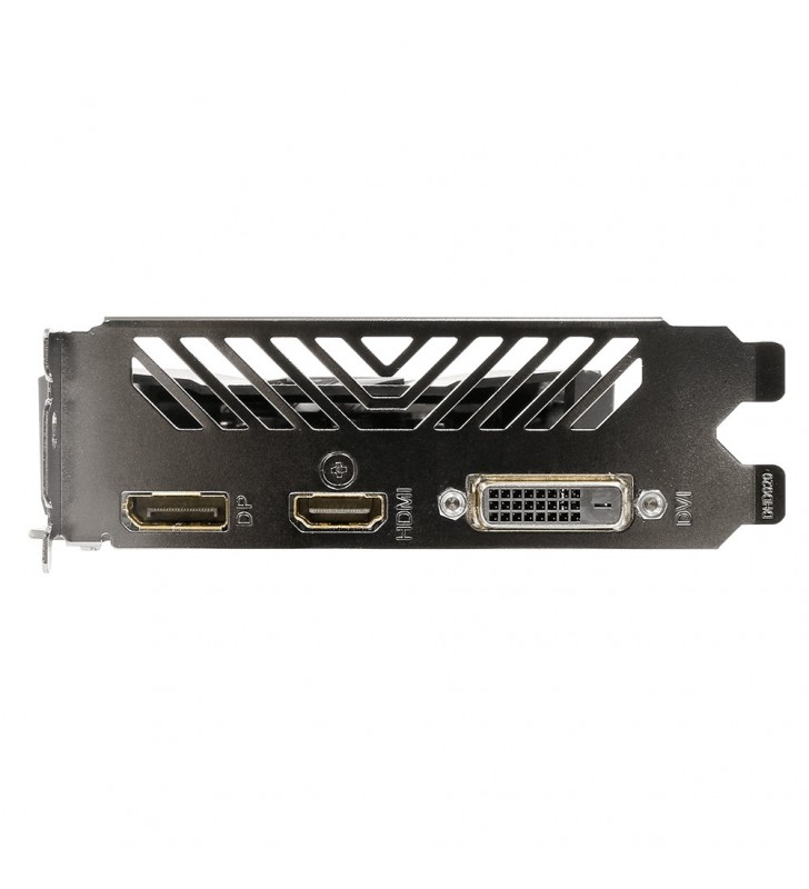 Placa video GIGABYTE NVIDIA GeForce GTX 1050 Ti D5 4G, N105TD5-4GD, PCI- E 3.0 x 16, 4 GB GDDR5, 128 bit, Boost: 1430MHz/ Base: 