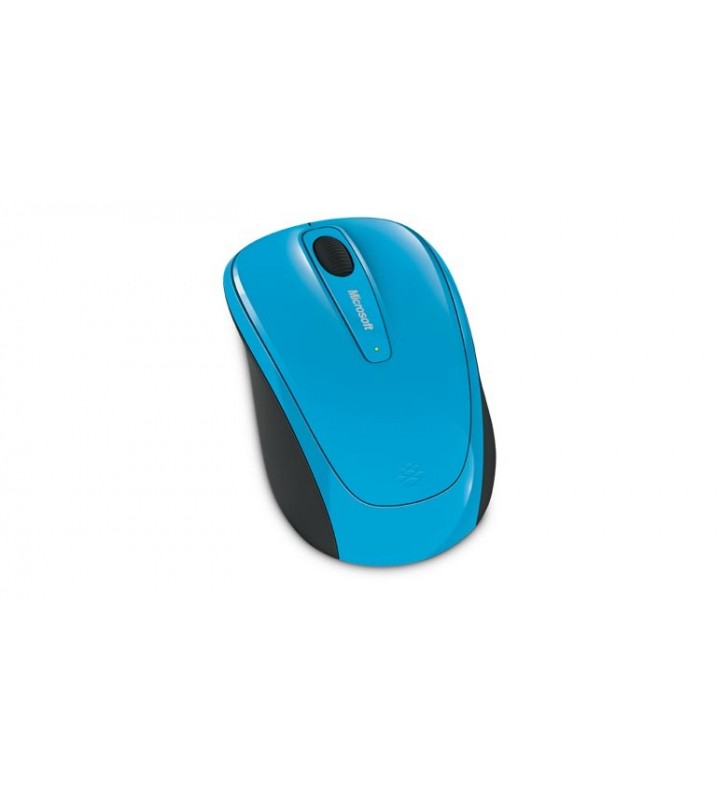 MICROSOFT Wireless Mobile Mouse 3500 2.4 GHz nano Receiver bluetrack Lochnes cyan blue ML