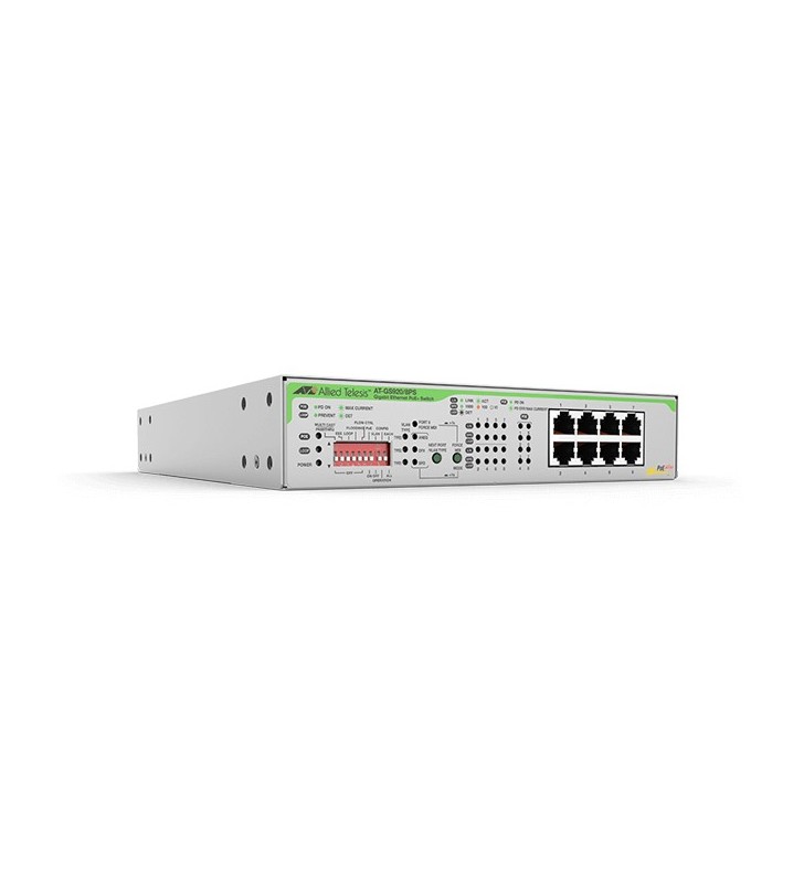 Allied Telesis 8X UNMANAGED POE + SWITCH (AT-GS920 / 8PS-50)